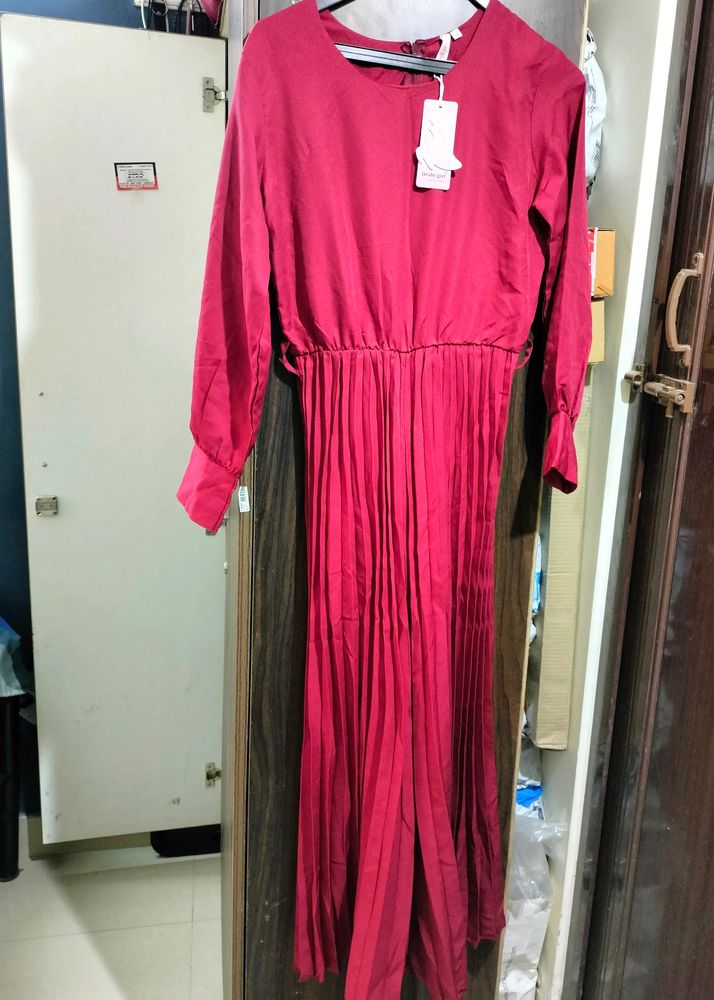 Maroon Jumpsuit