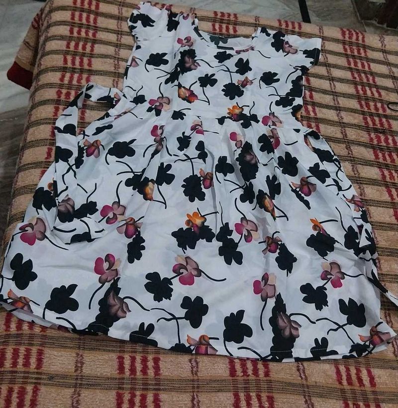 Floral Fit &amp; Flare Dress