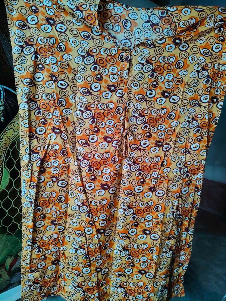 Patterned Nightgown Dress