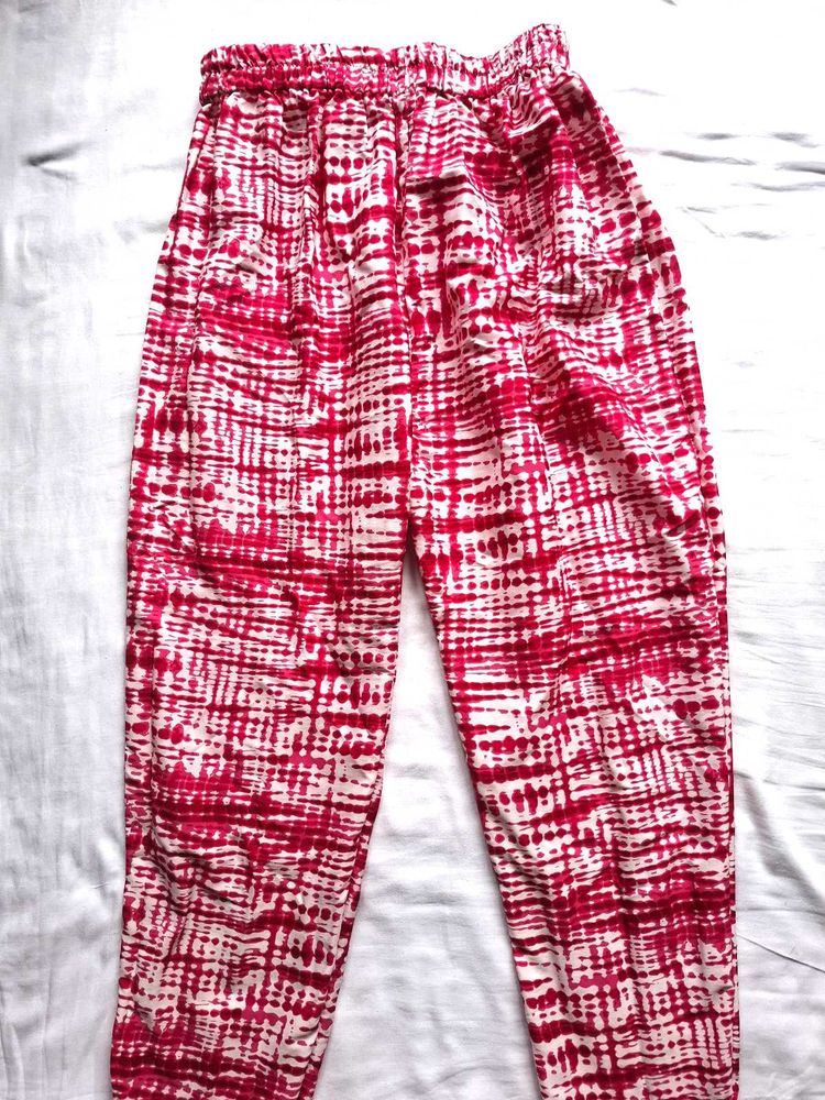 Patterned Casual Pants