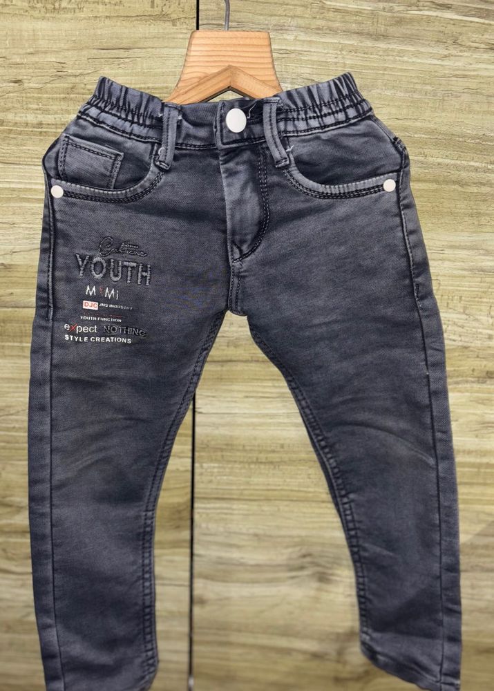 Stylish Grey Denim Jeans
