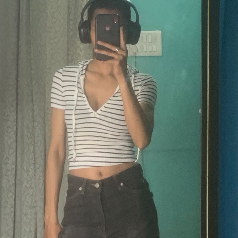 Striped Crop Top