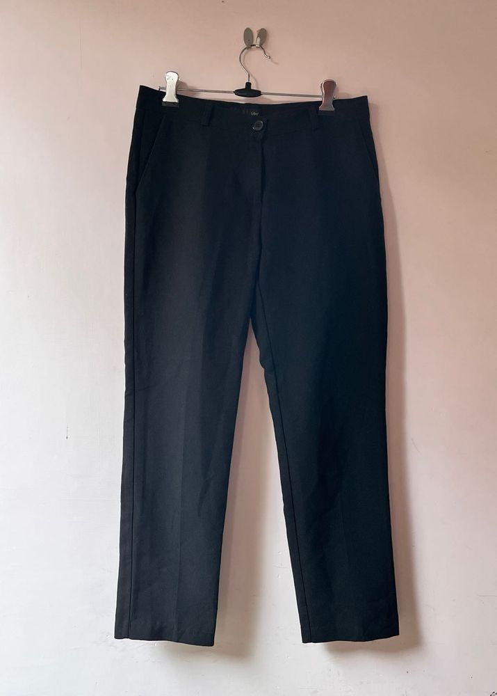 Classic Black Straight Leg Pants