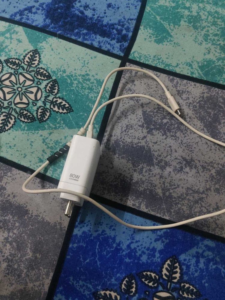 Supervooc 80w Original Charger With Cable