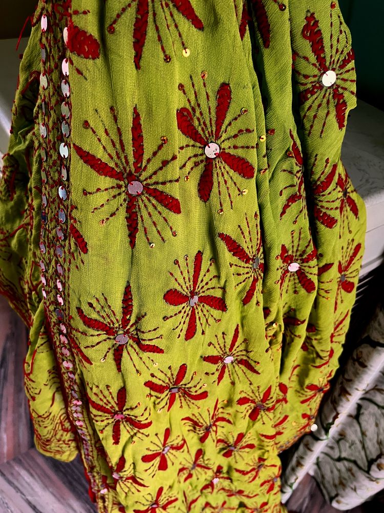 Beautiful Full Length Fulkari Dupatta