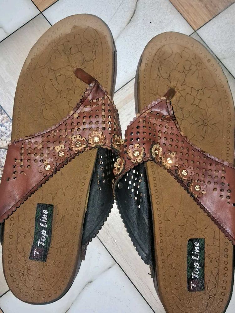 Brown Flats &amp; Sandals