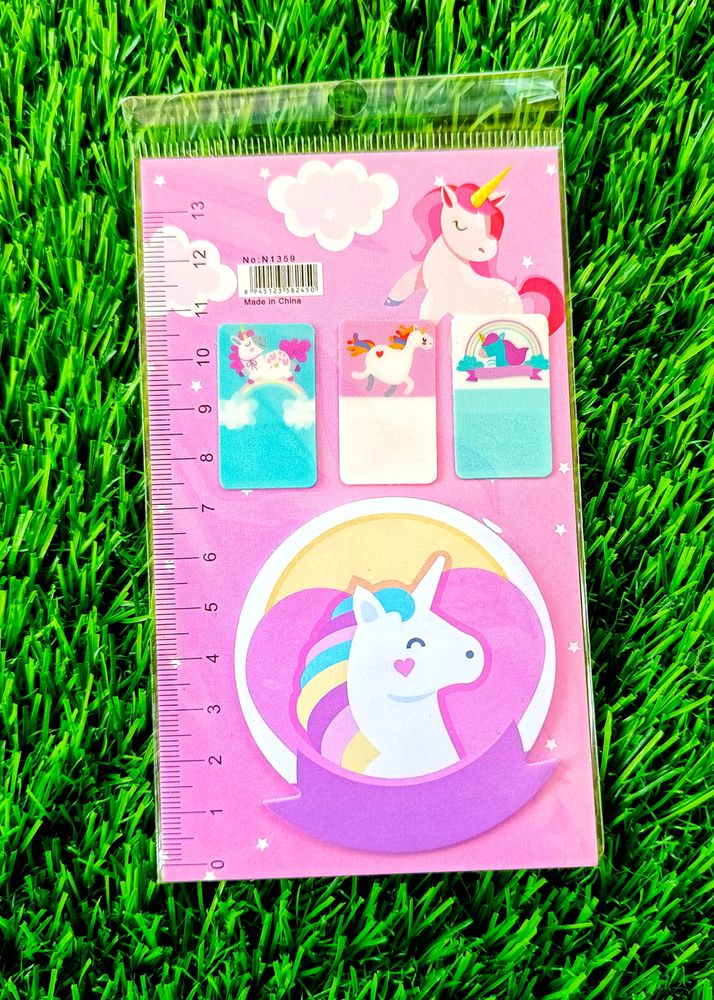 Unicorn Sticky Note (4pc- 1 Set )