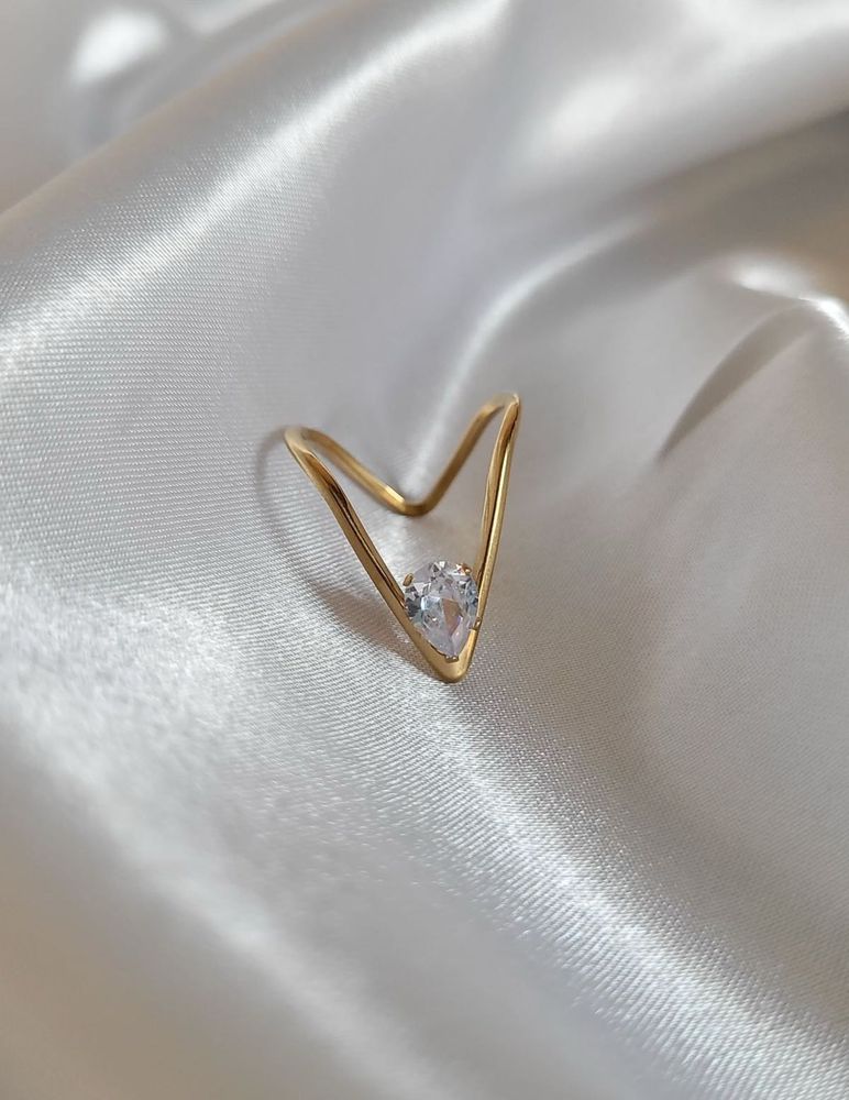 V-shaped Ring Anti-tarnish