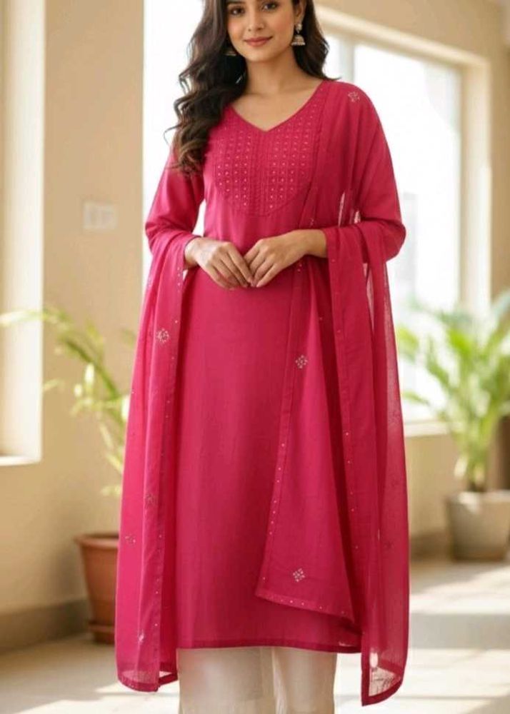 Pink Kurta