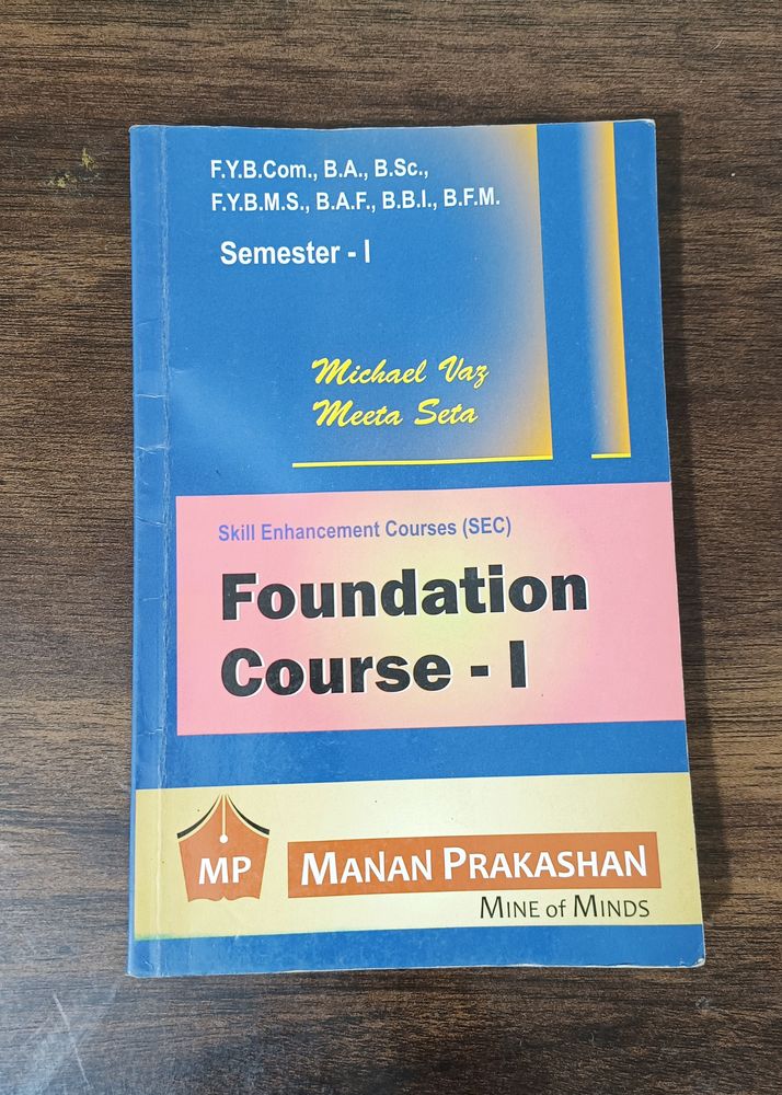 FY-BCOM Manan Prakashan Foundation Course (FC)