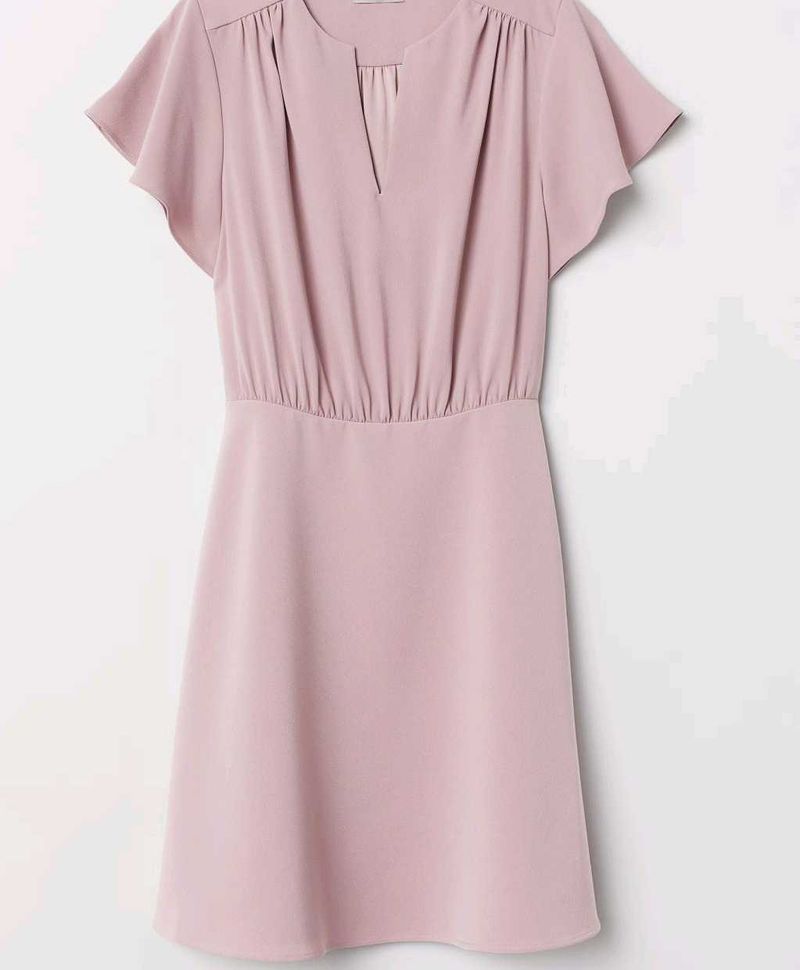 Elegant Pink Mini Dress