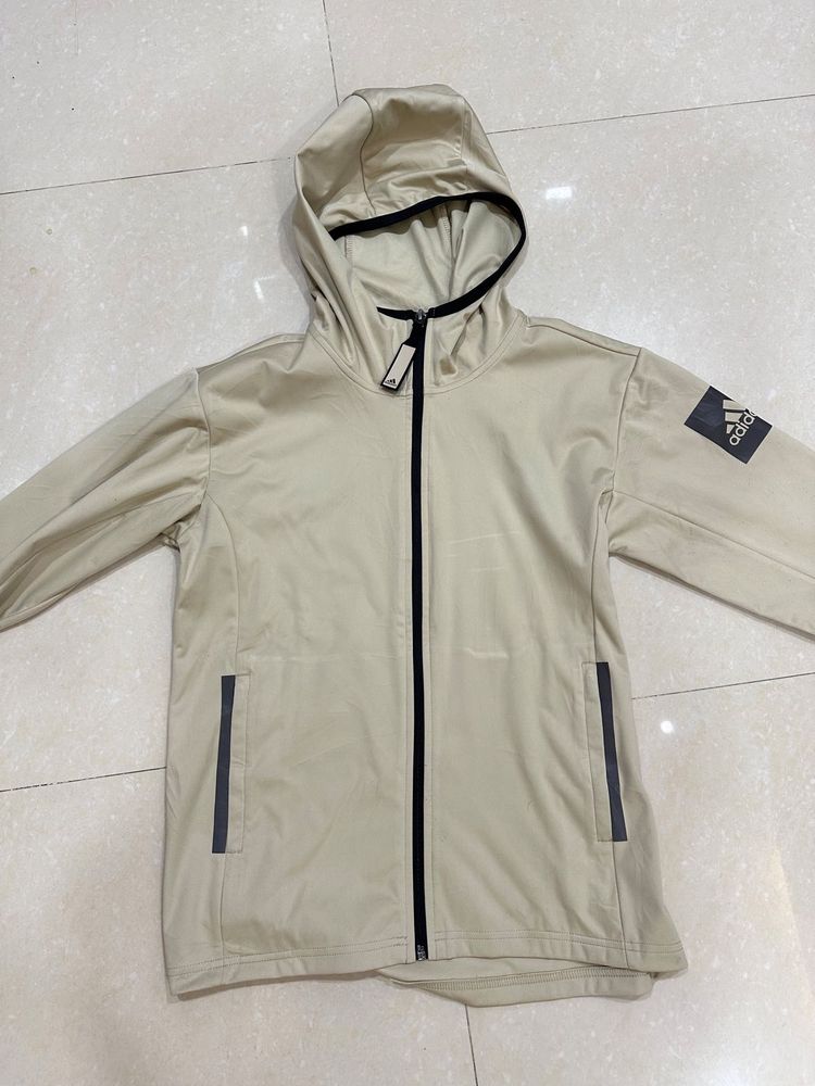 Adidas Beige Hoodie
