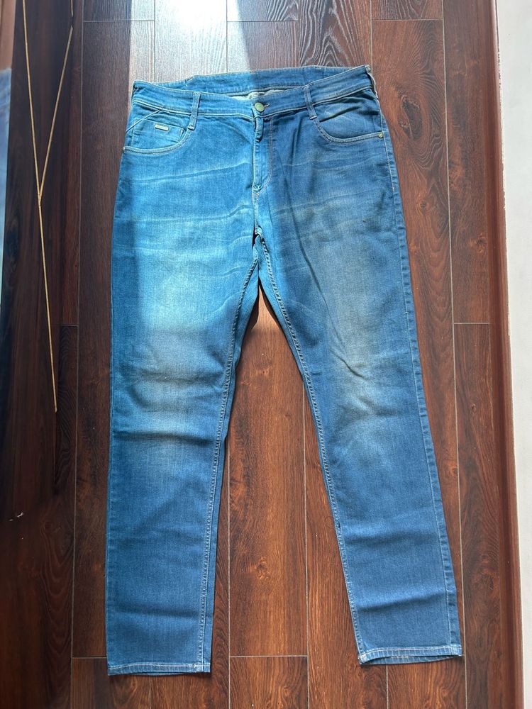 Blue Denim Jeans 38 Size Stretchable