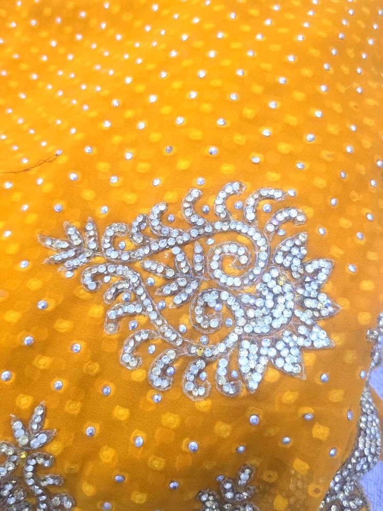 Elegant Yellow Saree