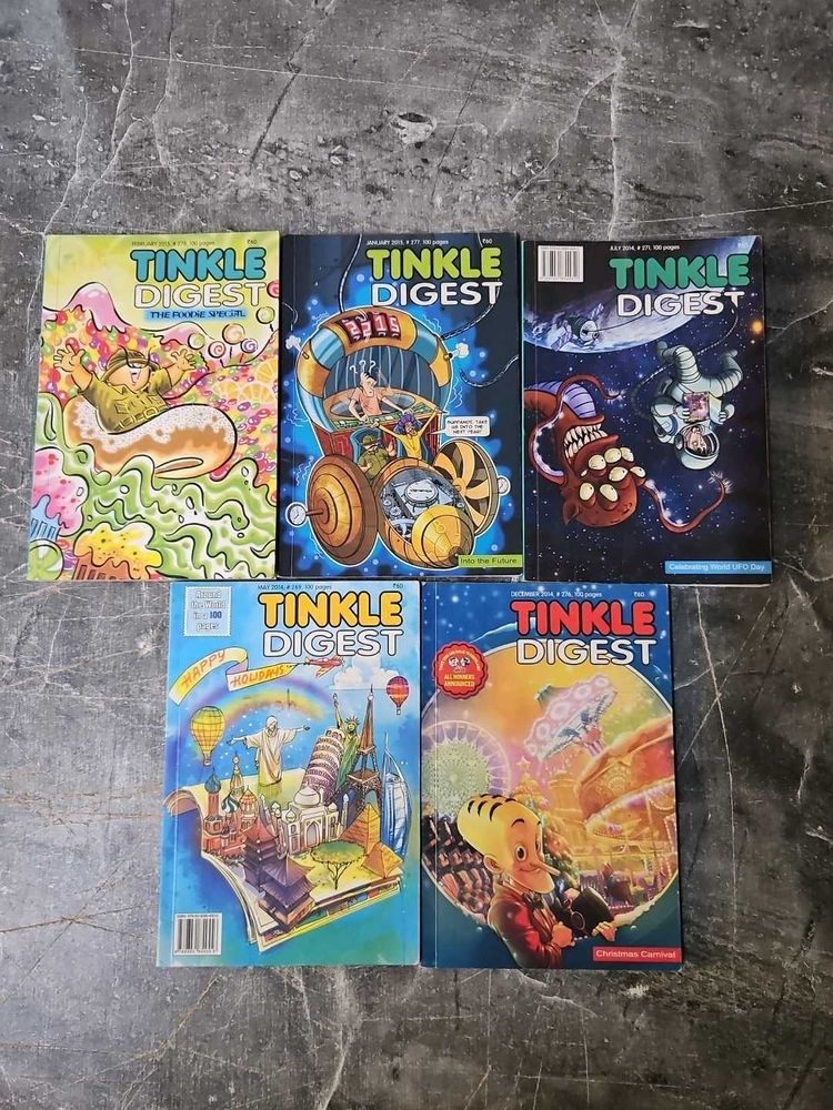 Tinkle Digest Comic Book Lot