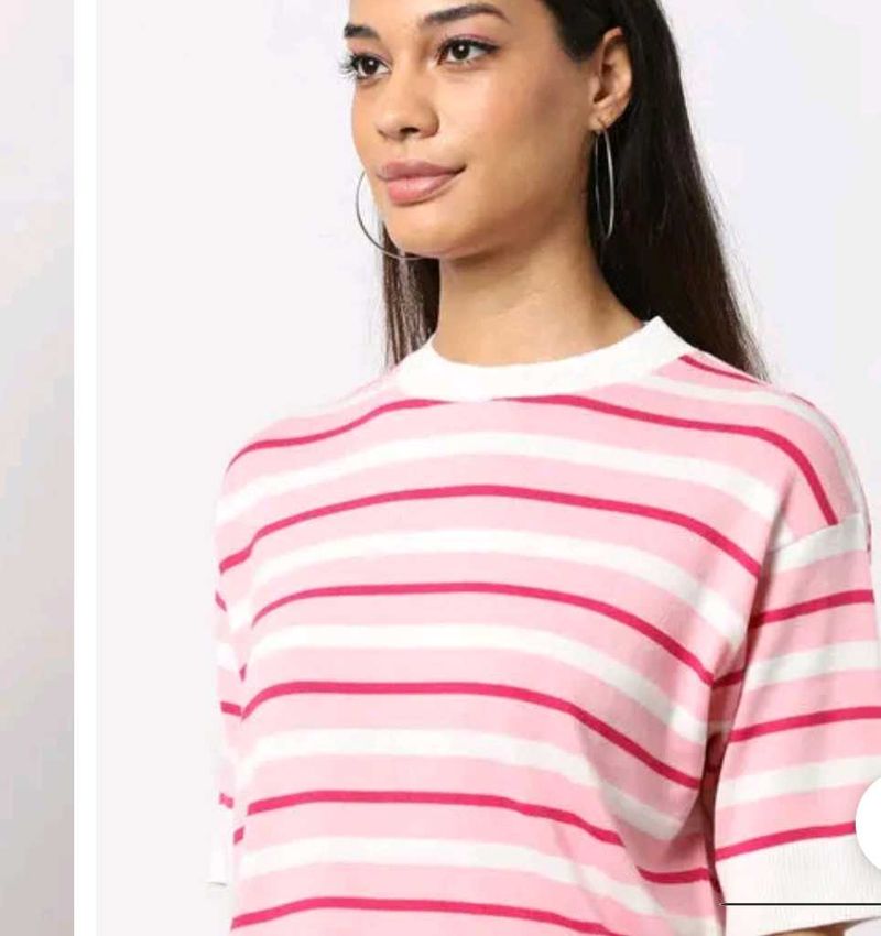 Striped Pink T-Shirt