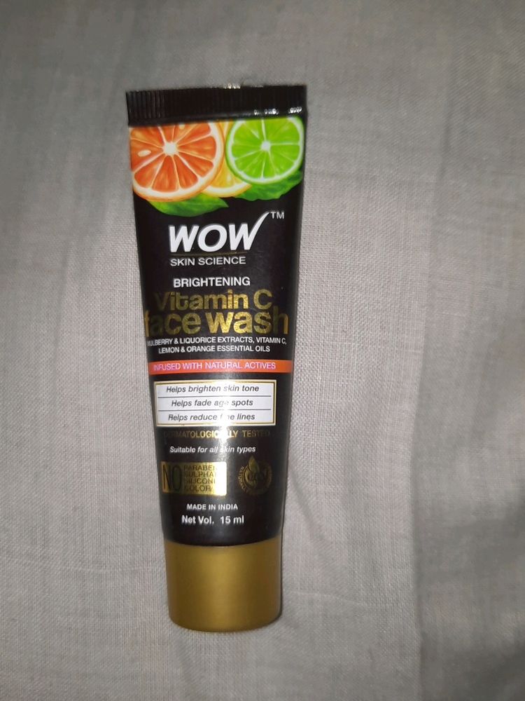 Wow Vitamin C Face Wash 15ml