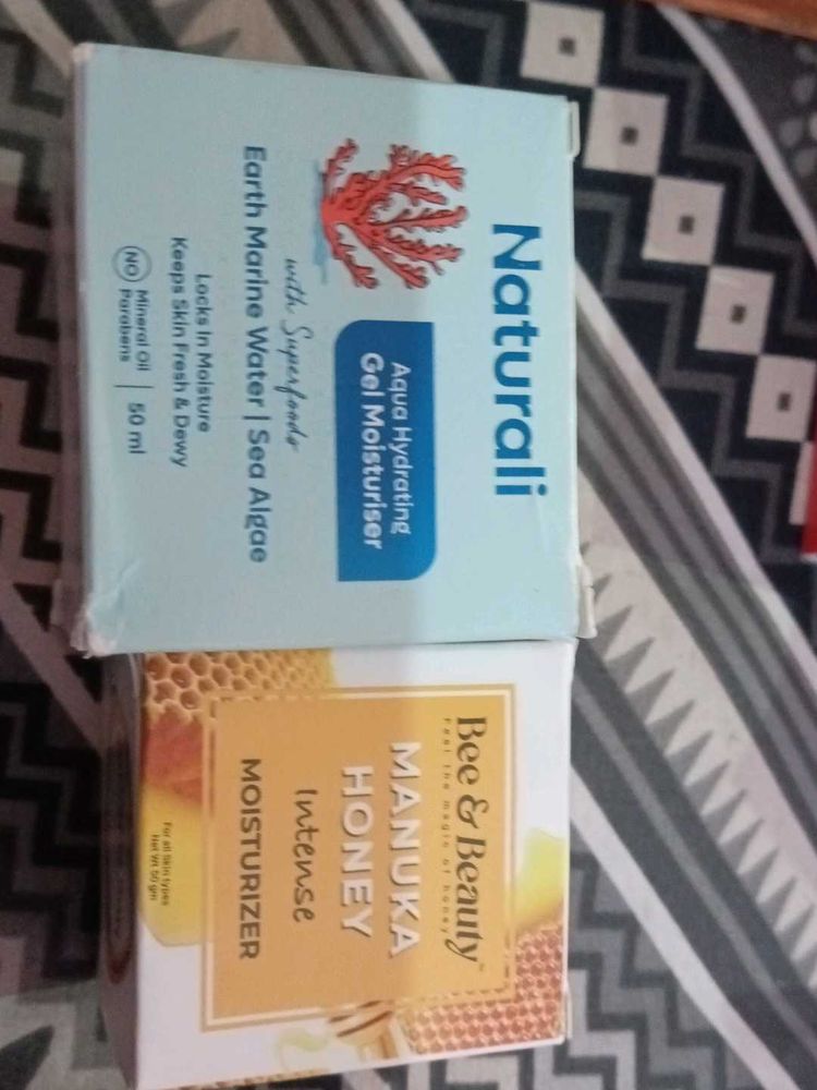 Set of Two moisturizers Naturali and Bee Beauty