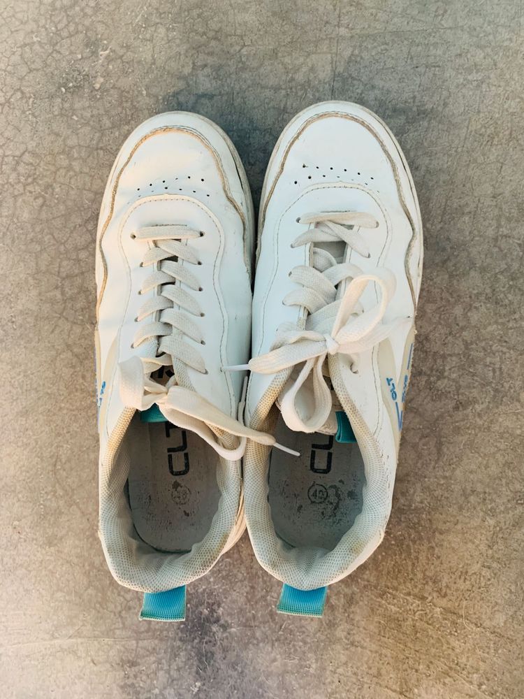 Calcetto Brand White Sneakers