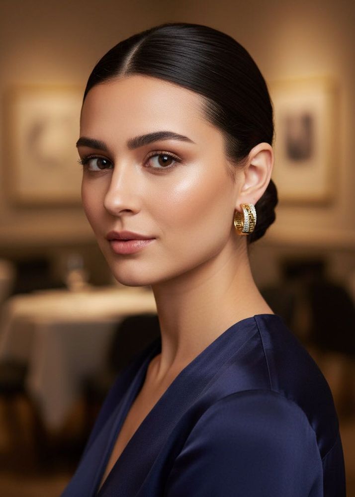 18k GOLD PLATED WEDDING EARRINGS ⭐️