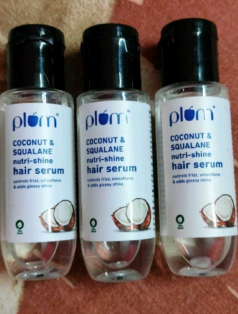 Plum Coconut Hair Serum (Set of 3)