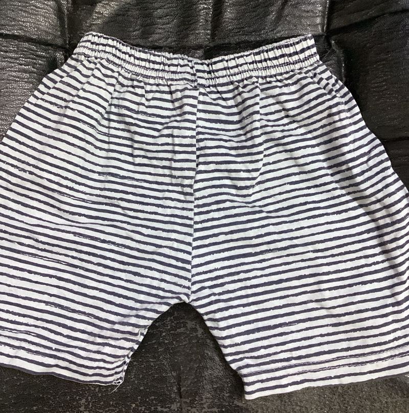 Striped Casual Shorts