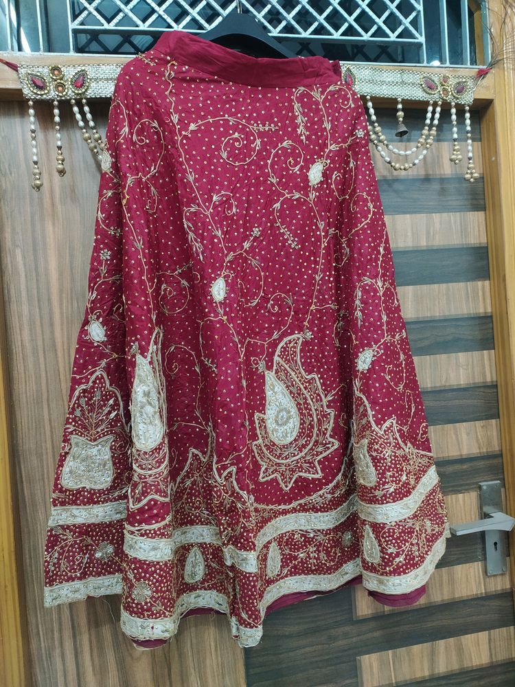 Zardossi Work Handwork Lengha