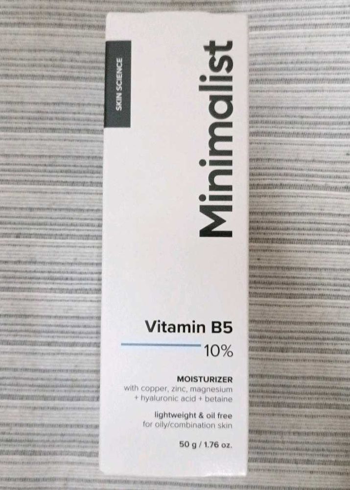 Minimalist 10% Vitamin B5 Face Moisturizer