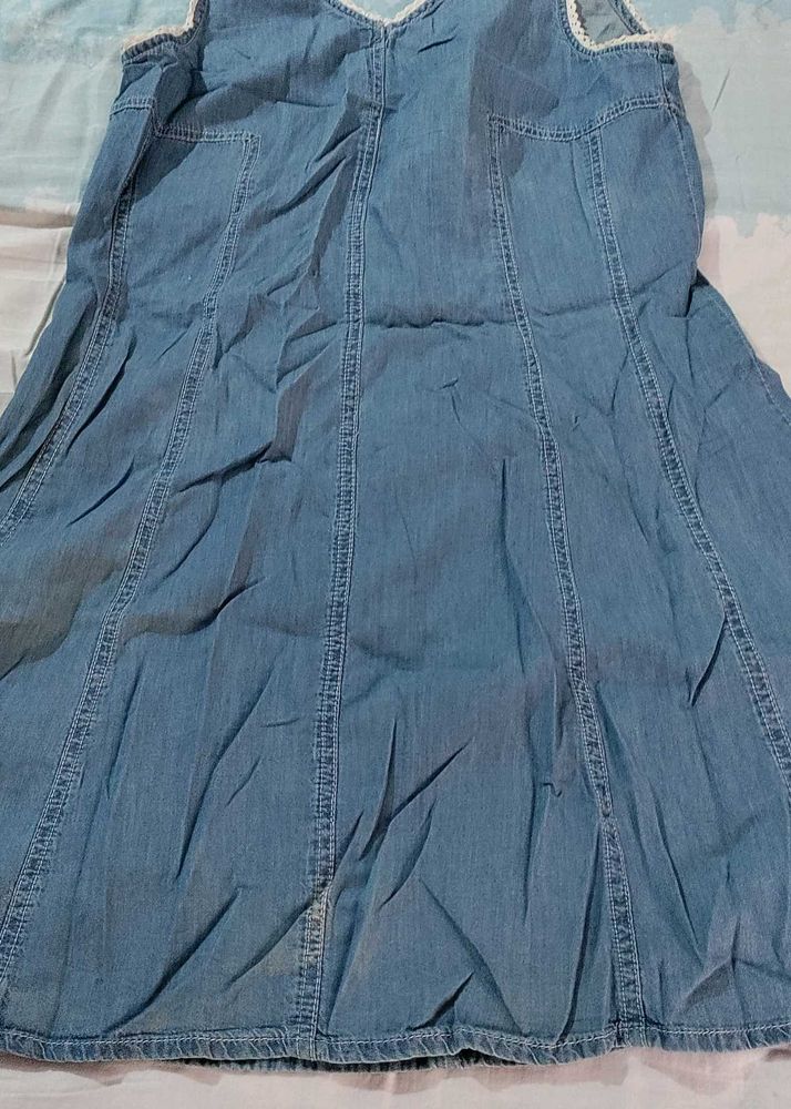 Denim Dress One Piece