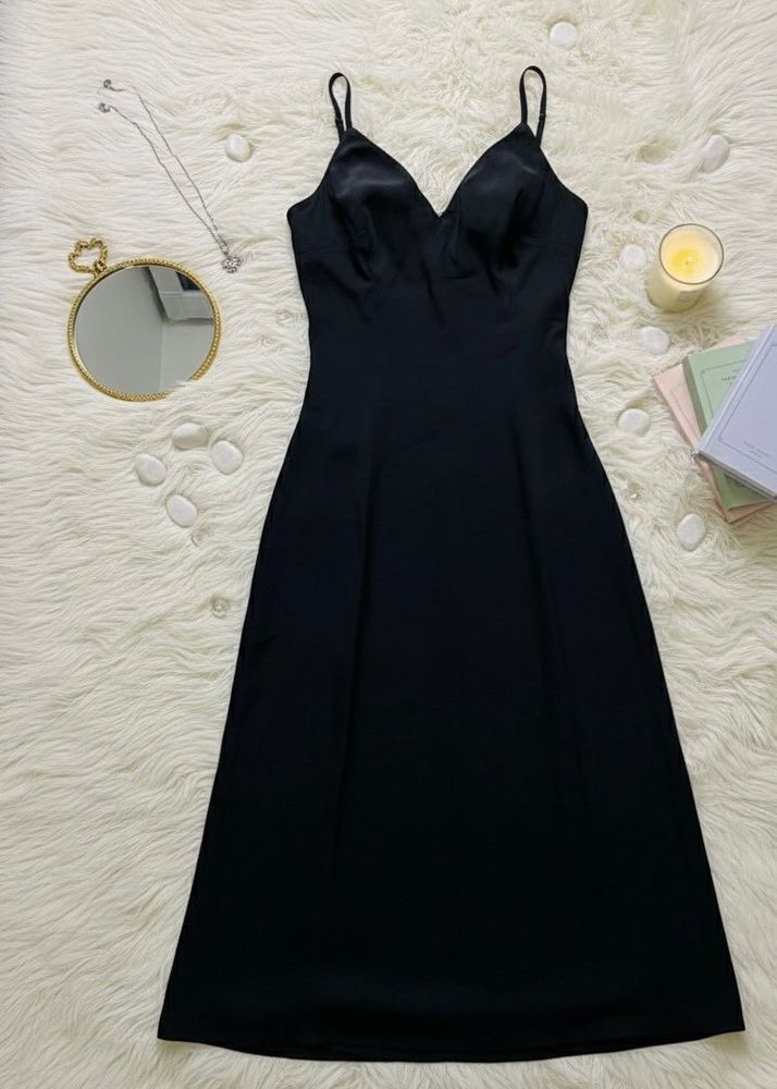 Elegant Black Slip Dress