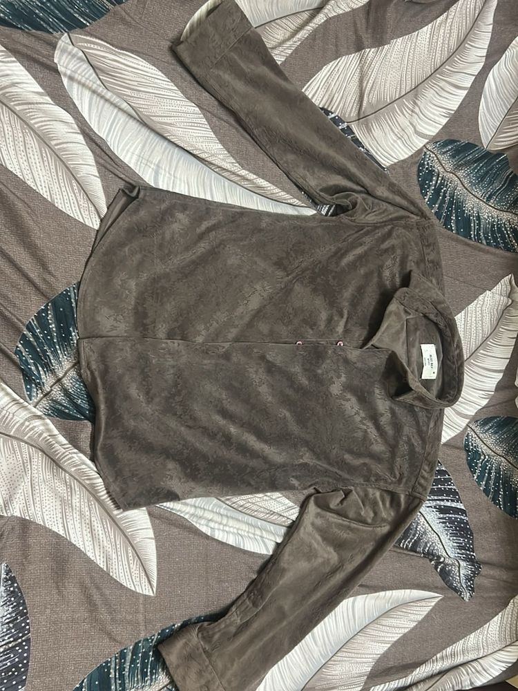 Brown Long Sleeve Shirt