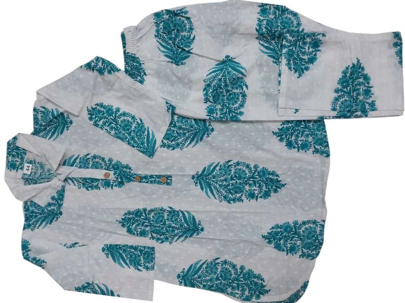 Floral Print Kurta Set