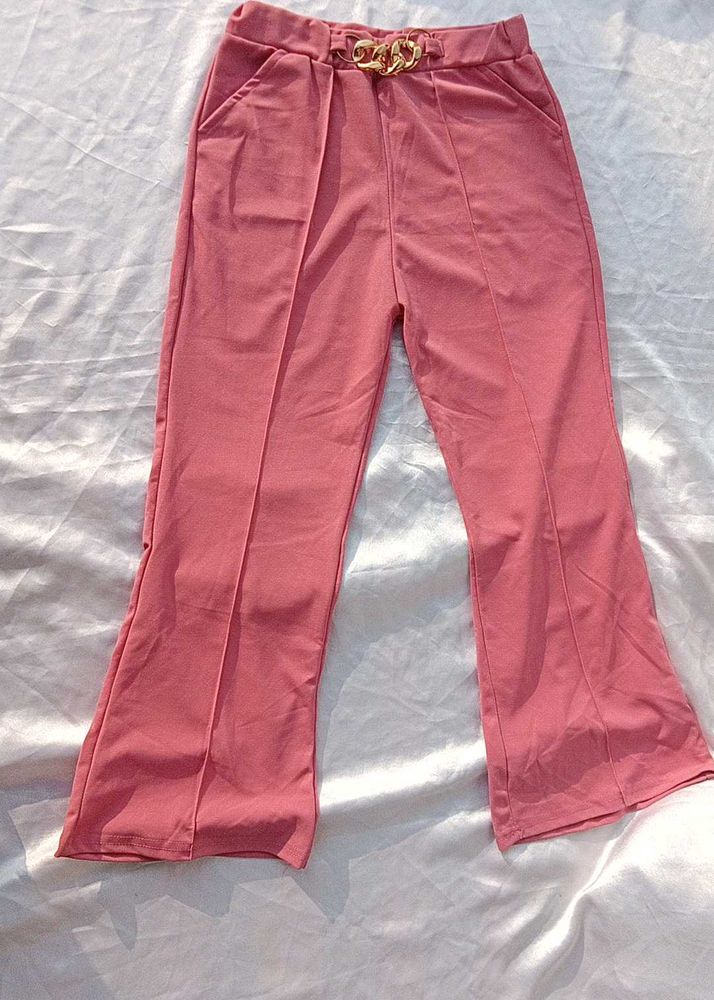 Bootcut Casual Trousers