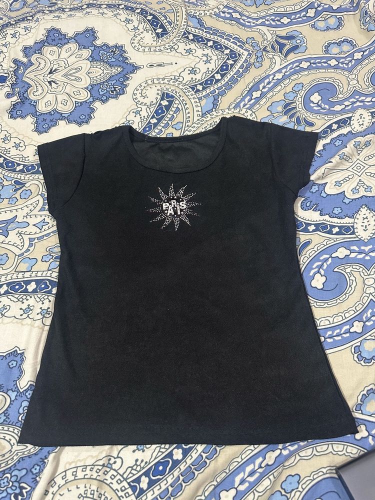 Black Graphic T-Shirt