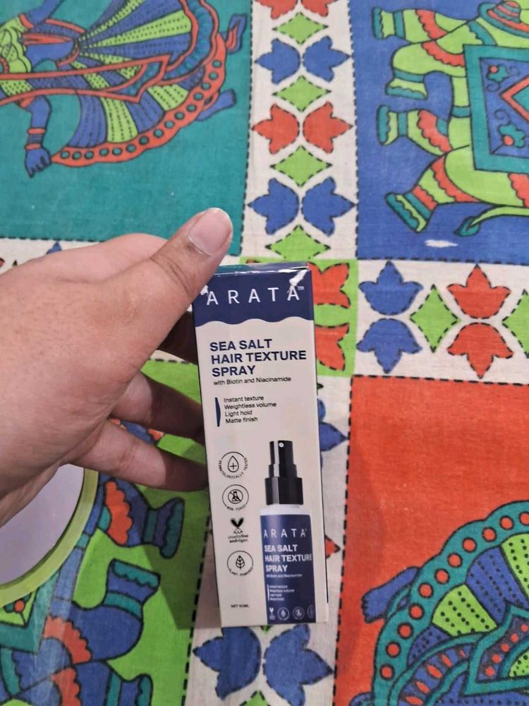Sealed Packed Arata Sea Salt Hair Texture Spray
