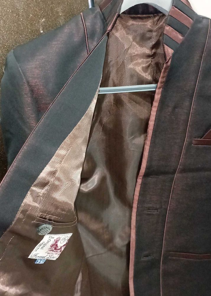 Brown Coat Pant