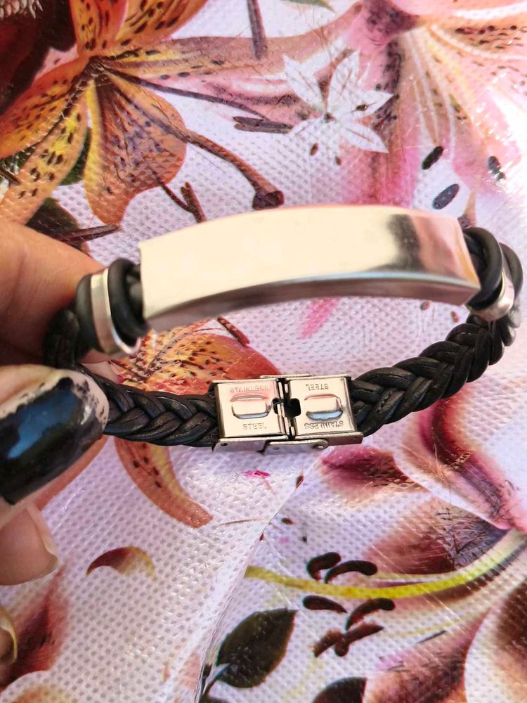 Stylish Braided Leather Bracelet