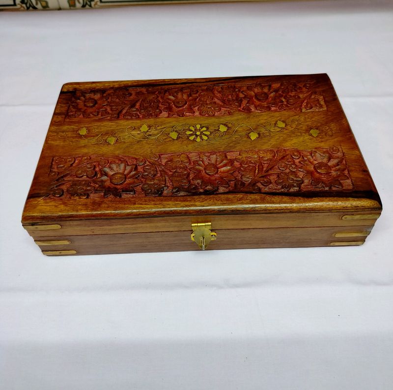 Brand New Wooden Jewellery Box