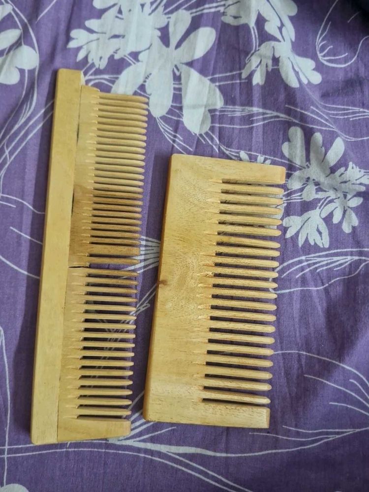 Wooden Comb Set
