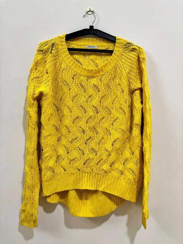 Yellow Knit Sweater