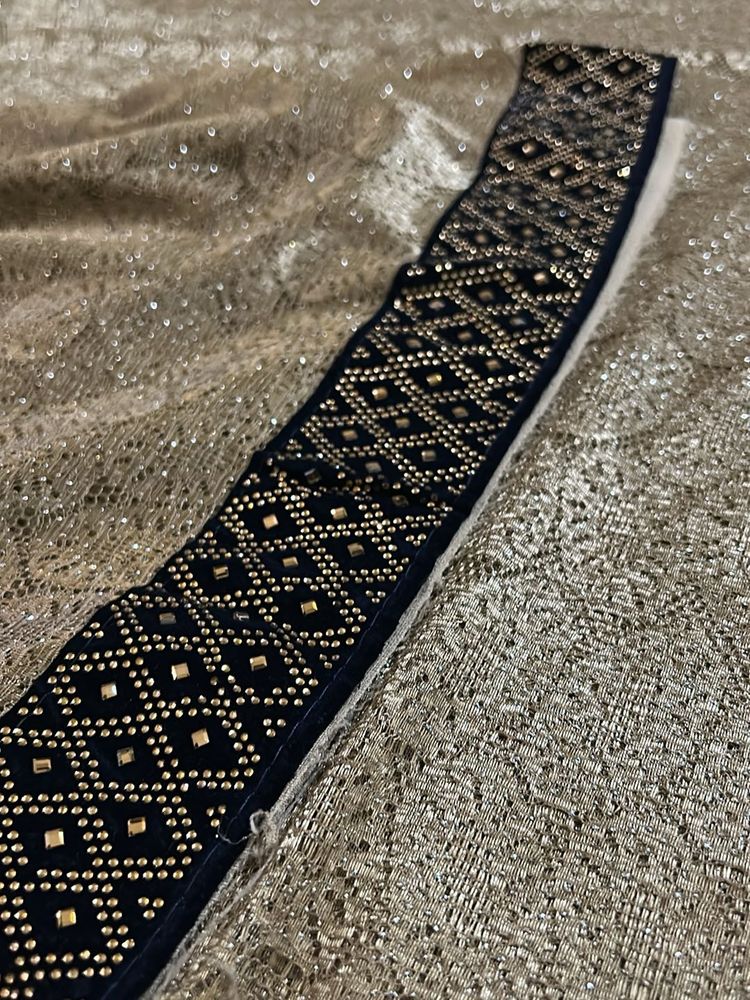 Embellished Ethnic Fabric Border