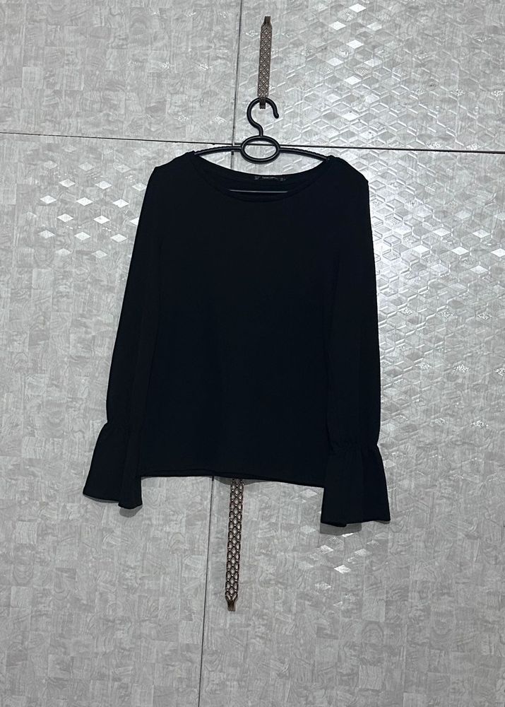 Zara Black Sweater Top