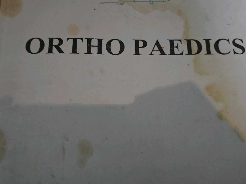 Ortho Paedics Book