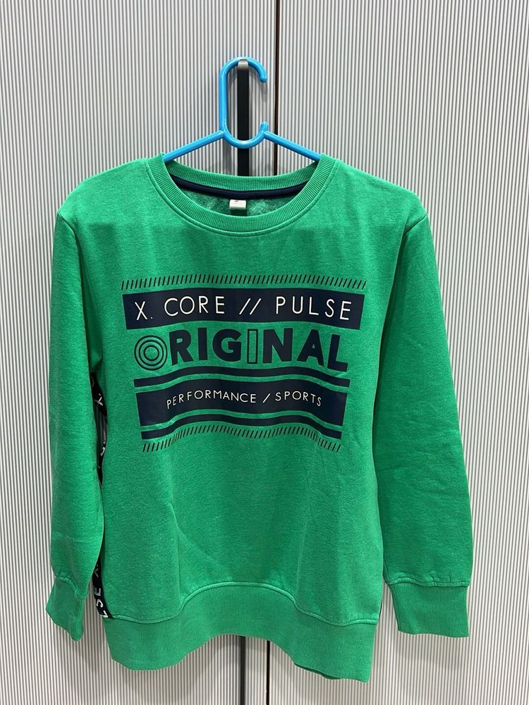 Green Graphic Sweatshirt
