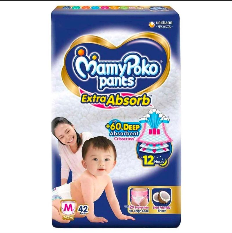 Mamypoko Pant Diapers 42 Piece M