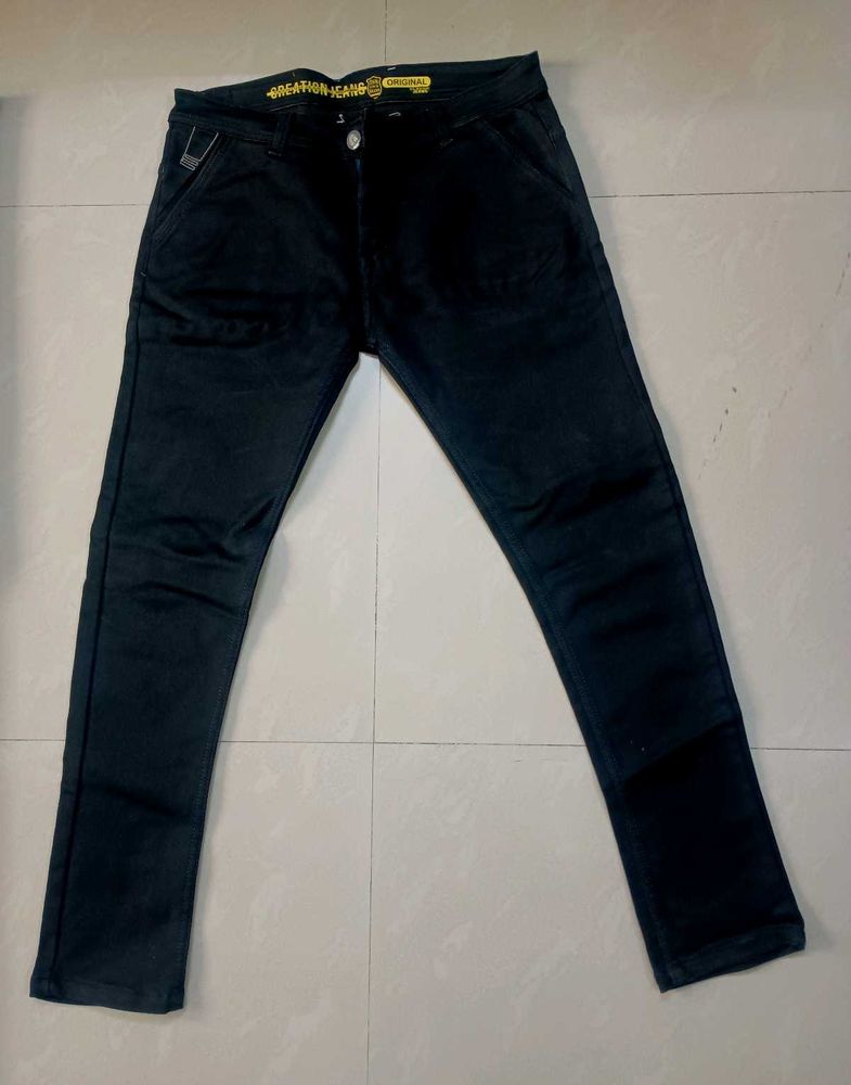Men&#39;s New black denim
