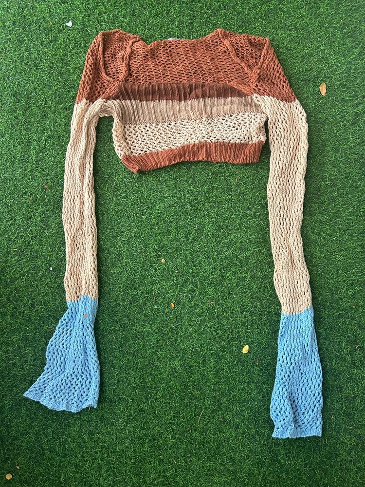 Crochet Knit Crop Top