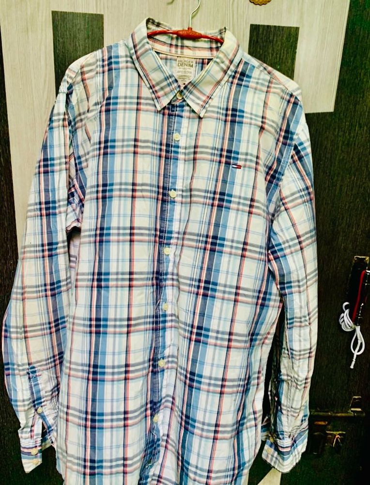 Orignal Tommy Hilfiger Plaid Shirt