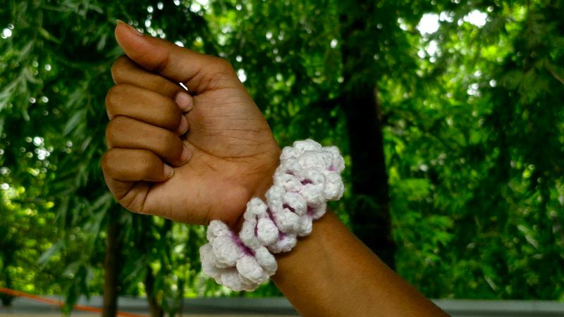 Handmade Crocheted Scrunchie