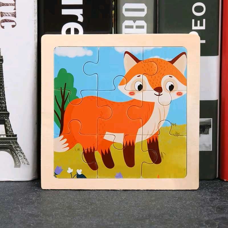 9PCS Jigsaw Puzzles – Wooden 3D Puzzle | Pack: 5